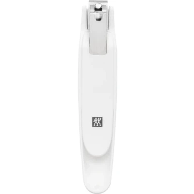 Imagen de ZWILLING TWINOX Cortaúñas para pies con recogedor de uñas, extra grande un agarre perfecto corte recto, color blanco