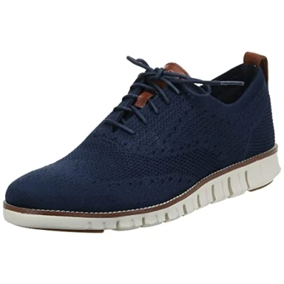 Imagen de Cole Haan Herren Zerogrand Stitchlite Oxfords Blau Marine Blu/Ivory, 42 EU