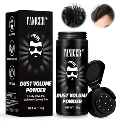 Imagen de 25g Hair Styling Powder, Polvos Capilares con Efecto Mate para Mujeres y Hombres, Polvo Voluminizador, Llena engrosa su Cabello, el Cabello Control Aceite, Poder De Peinado