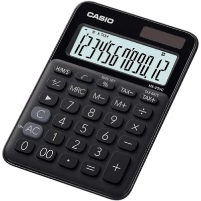 Imagen de Calculadora de escritorio Casio MS 20 UC Negro