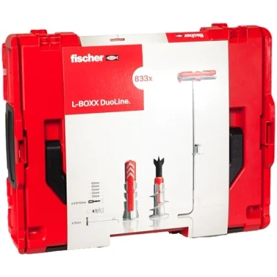 Imagen de fischer Caja de tacos surtida, Rojo Y Gris, 883 uds