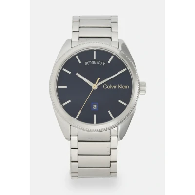 Imagen de Calvin Klein Progress Unisex Reloj silvercoloured/blue, Talla: One Size, Silver coloured/blue