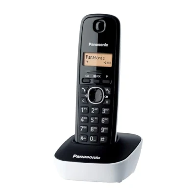 Imagen de Teléfono Panasonic KX TG 1611 SPR Rojo con identificador de llamadas