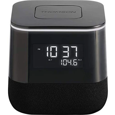 Imagen de THOMSON Radio Despertador CR80 con Doble Alarma y luz Ajustable
