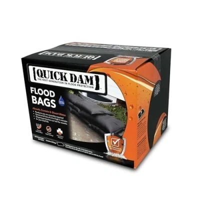 Imagen de Quick Dam Bolsas de inundación activadas por agua, 1 pie x 2 pies, paquete 20
