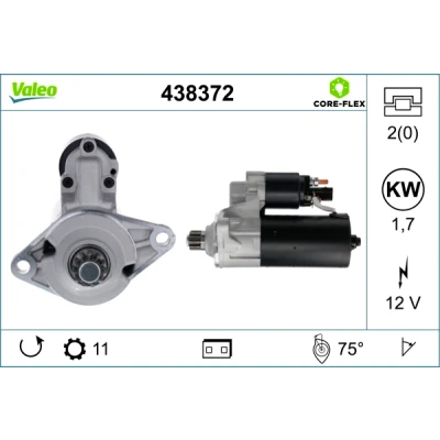 Imagen de Motor de arranque VALEO 438372