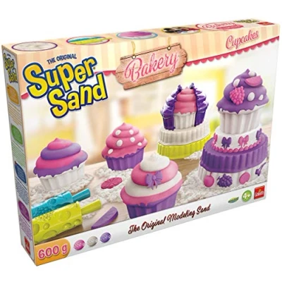 Imagen de Animagic Playas,Juego Super Sand Cupcakes, Color Blanco, pequeño (Goliath 383341.006)
