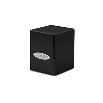 Imagen de Ultra Pro Satin Cube Caja para mazo de satén, Color Negro Azabache, (E 15585)