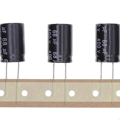 Imagen de 10 Piezas 400V 68UF Condensador electrolítico de aluminio enchufable 16x25 16 * 25mm