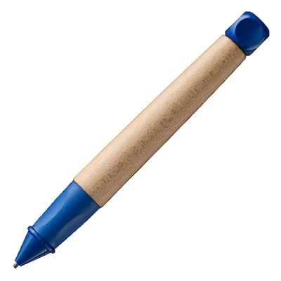 Imagen de Lamy abc blue portaminas infantil para principiantes con empuñadura ergonómica y robusta madera de arce incluye recambio línea fina M 44 1,4 mm