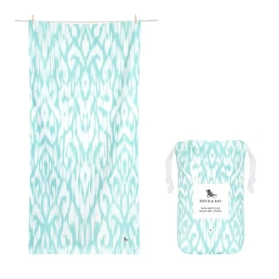 Imagen de Dock &amp; Bay Toalla de Playa Ligera Secado Rápido, Sin Arena Materiales 100% Reciclados Funda Incluida Soft Seafoam Large (160x90cm, 63x35)