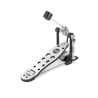 Imagen de Pedal de Bombo PD 100 V2 modelo doble tubo, negro rugoso