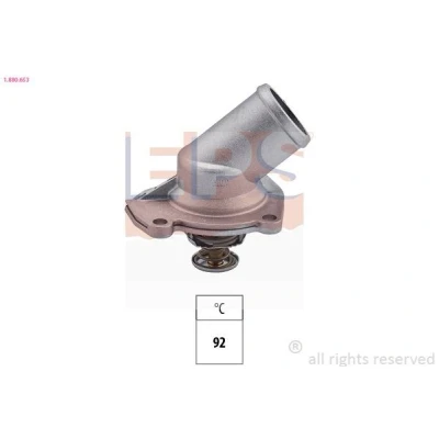 Imagen de EPS 1.880.653 Termostato, refrigerante 92 Made in Italy OE Equivalent con junta OPEL: Corsa D Hatchback, Astra H GTC
