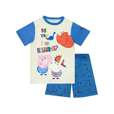 Imagen de Peppa Pig Pijamas niños I de George Dinosaurio Suave Algodón Mercancía Oficial Multcolor 3 4 años