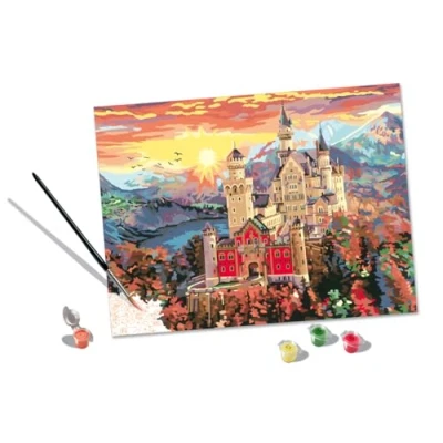 Imagen de Ravensburger CreArt Fairytale Castle Pintar 20278 D/F/I/NL/EN/E, Color Azul, Mittel (20278)