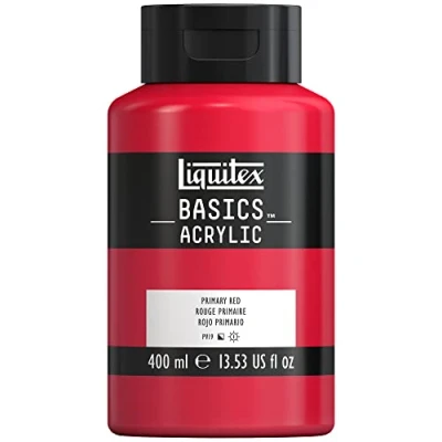 Imagen de Liquitex Basic Acrylic Tubo de Pintura Acrílica, 400 ML, Rojo (Rojo Primario Nuevo)