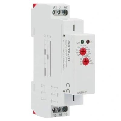 Imagen de Relé de retardo GRT8 B1 Mini Apagado Tiempo Relay Timer Tipo riel DIN AC 220V