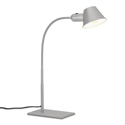 Imagen de Briloner lámpara de sobremesa flexible, regulable, con interruptor basculante, 1x casquillo E27 máx. 10 vatios, incl. cable, cromo mate, 65 cm