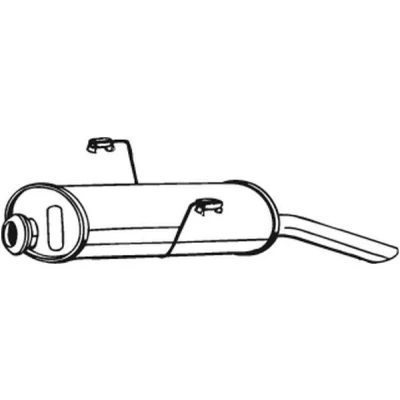 Imagen de BOSAL 190 227 Silenciador trasero PEUGEOT: 306 Berlina, Familiar