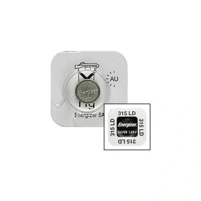 Imagen de ENERGIZER 315 Óxido de Plata 1.55V batería no Recargable Pilas (Óxido Plata, Botón/Moneda, 1,55 V, 1 Pieza(s), 21 mAh, Plata)