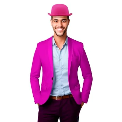 Imagen de FIESTAS GUIRCA Bombín de Lujo Colores Brillantes Talla única para Todos