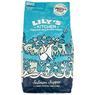 Imagen de Lily&#039;s Kitchen Completo Pienso Seco para Perros Adultos, Cena de salmón 7kg