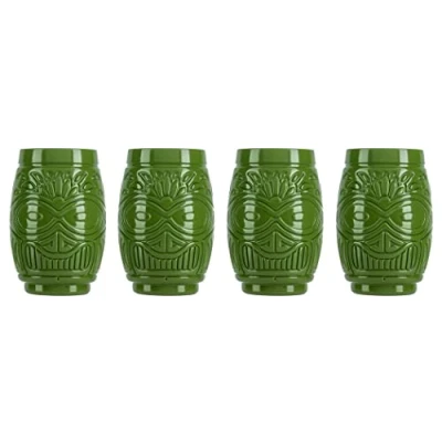Imagen de Topkapi Tiki Mahana Juego de vasos cóctel Bar, 490 ml, XL (verde)
