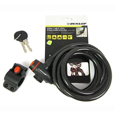 Imagen de Dunlop Vehicle 871125256376 Cerradura de Espiral, Multicolor, ST 12 x 1800 mm