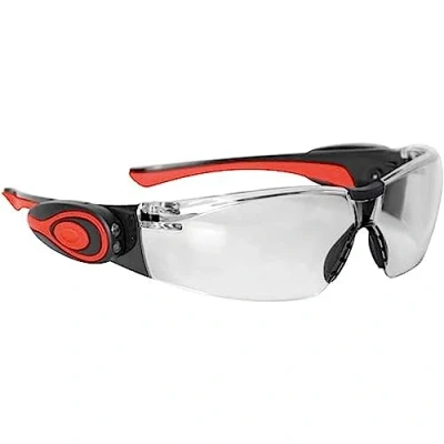 Imagen de JSP Stealth 8000 Gafas de trabajo antivaho con linterna led (marco transparente) (ASA106 121 300)