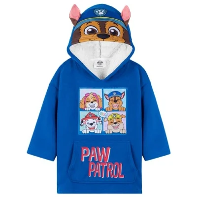 Imagen de Paw Patrol Batamanta 3 6 Años, Sudadera Manta con Capucha, Sherpa Poncho para Niños Regalos Niño Navidad