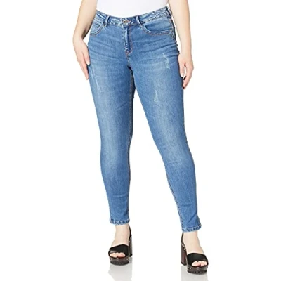 Imagen de ONLY Carmakoma Carkarla Vaqueros pitillo, Mujer, Talla: 50, Medium blue denim
