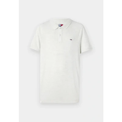 Imagen de Tommy Jeans SLIM Placket Polo grey, Hombre, Talla: 58, Grey