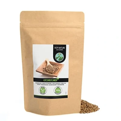 Imagen de semillas de cilantro (500g), Coriandros enteras, especia 100% natural, coriandro, sin aditivos, vegano