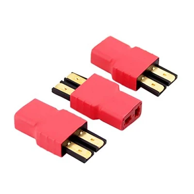 Imagen de OliRC 3piezas Sin Cable Conexión Directa Traxxas TRX Style Macho a T Plug Deans Hembra Conector(C63 3)