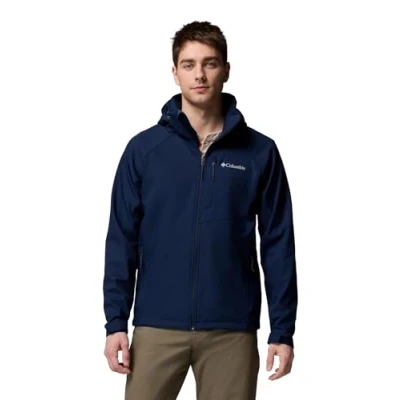 Imagen de Columbia Cascade Ridge 3 Softshell, chaqueta softshell para hombre, azul marino universitario, talla S