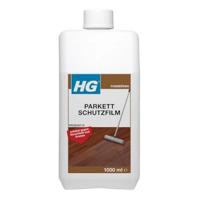 Imagen de HG Película protectora para parquet, protector de protege la capa pintura del desgaste, arañazos y otros daños 1 L