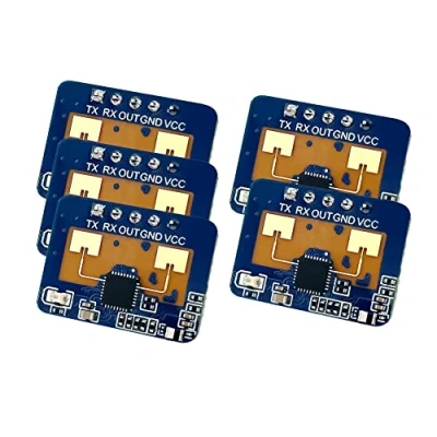 Imagen de RUANI 5 piezas 24G MmWave HLK LD2410C Sensor Radar de Presencia Módulo Detección Movimiento del Contacto