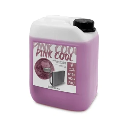 Imagen de ErrecHome Pink Cool, Fluido Radiador Rosa 10C/+103C, anticongelante G12+, G12++ con paquete inhibidor Si OAT 100% silanizado, listo para usar, 5 litros