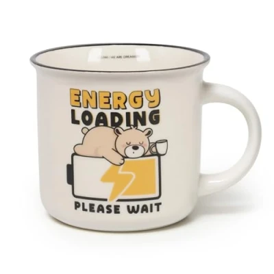 Imagen de Legami taza Cuppuccino de porcelana New Bone China, desayuno, café té lavable en lavavajillas, diámetro 10 cm, capacidad 350 ml, tema Teddy Bear