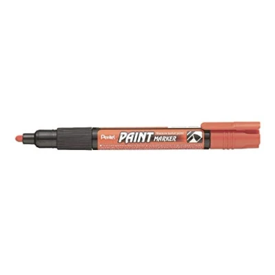 Imagen de Pentel 4.0mm Bala Punto Pintura Rotulador con Base Celulosa Permanente Colores Vivos Naranja