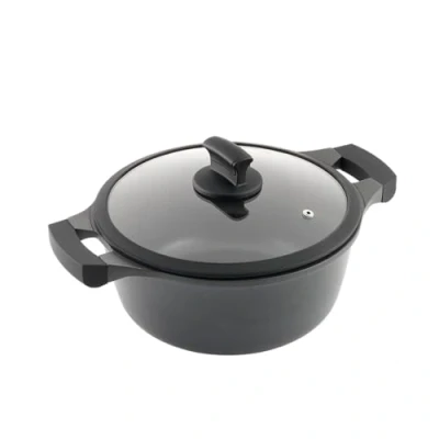 Imagen de Metaltex XPERT Cacerola Alta Aluminio Fundido, 26 cm, Antiadherente ILAG 3 Capas, Full Induction válido para Todo Tipo de cocinas, 5.3 litros