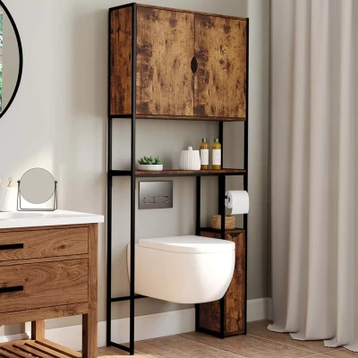 Imagen de Mueble de WC industrial con espacio almacenamiento