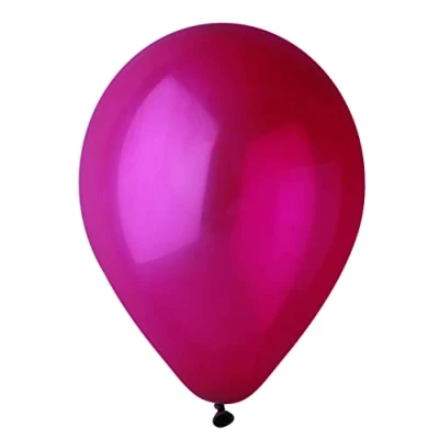 Imagen de Paquete 100 globos en latex natural Premium Quality G120 (Ø 33cm / 13&quot;), rojo bordeaux