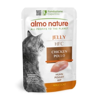 Imagen de almo nature Classic Jelly Latas de Comida húmeda para Gatos, 55 g (Pack of 24), 1320