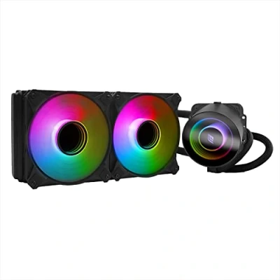 Imagen de Noua Siberus Pro 240 Negro, Refrigeración Líquida CPU 240mm, TDP 220W, Espejo Infinito, 2 x Ventiladores PWM ARGB Silencioso, Multisocket Universal para Intel 1700 1200 115x AM5 AM4 AM3