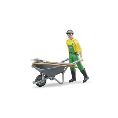 Imagen de bruder 62610 Granjero set de figuras con accesorios 1:16 Granjero, Figura juguete, Hombre, Establo, Tractor, Granja, Granja caballos
