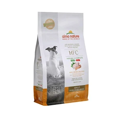 Imagen de Almo Nature HFC Adult XS S Croquetas para Perros de pequeño tamaño con Cerdo Fresco Origen Apto el Consumo Humano Ahora alimento