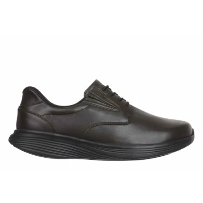 Imagen de MBT SF 100 Zapatos Casual para Hombre de Estilo clásico. Zatatos fisiológicos y Cómodos. Máximo Confort Estabilidad con Suela balancín. Cordón. Color Negro