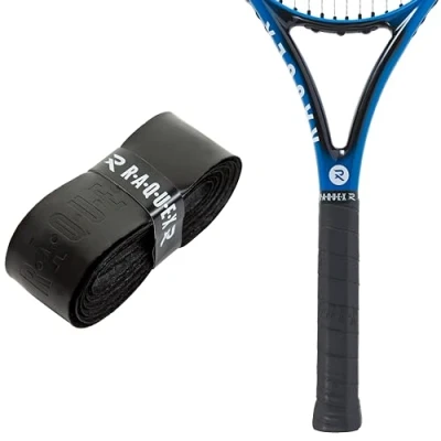 Imagen de Raquex Enhance Grip para Raqueta: Pádel, Tenis, Bádminton y Squash. Pegajoso, Duradero, Absorbente. 14 Colores. Autoadhesiva Raqueta