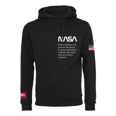 Imagen de Mister Tee NASA Definition Jersey con capucha, Hombre, Talla: Medium, Black